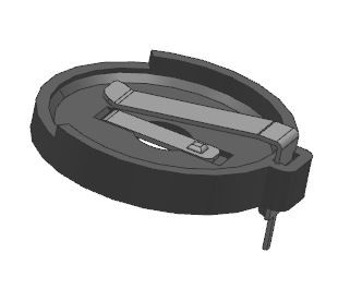 CR2450 リチウムコインセルホルダー DIP/THM